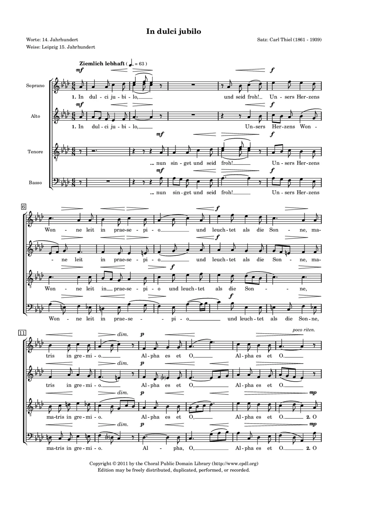 In dulci jubilo - Page 1