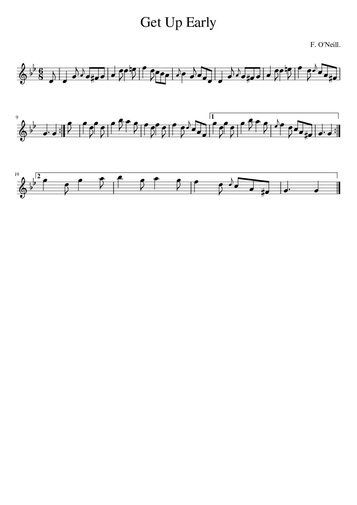 Get Up Early - Page 1