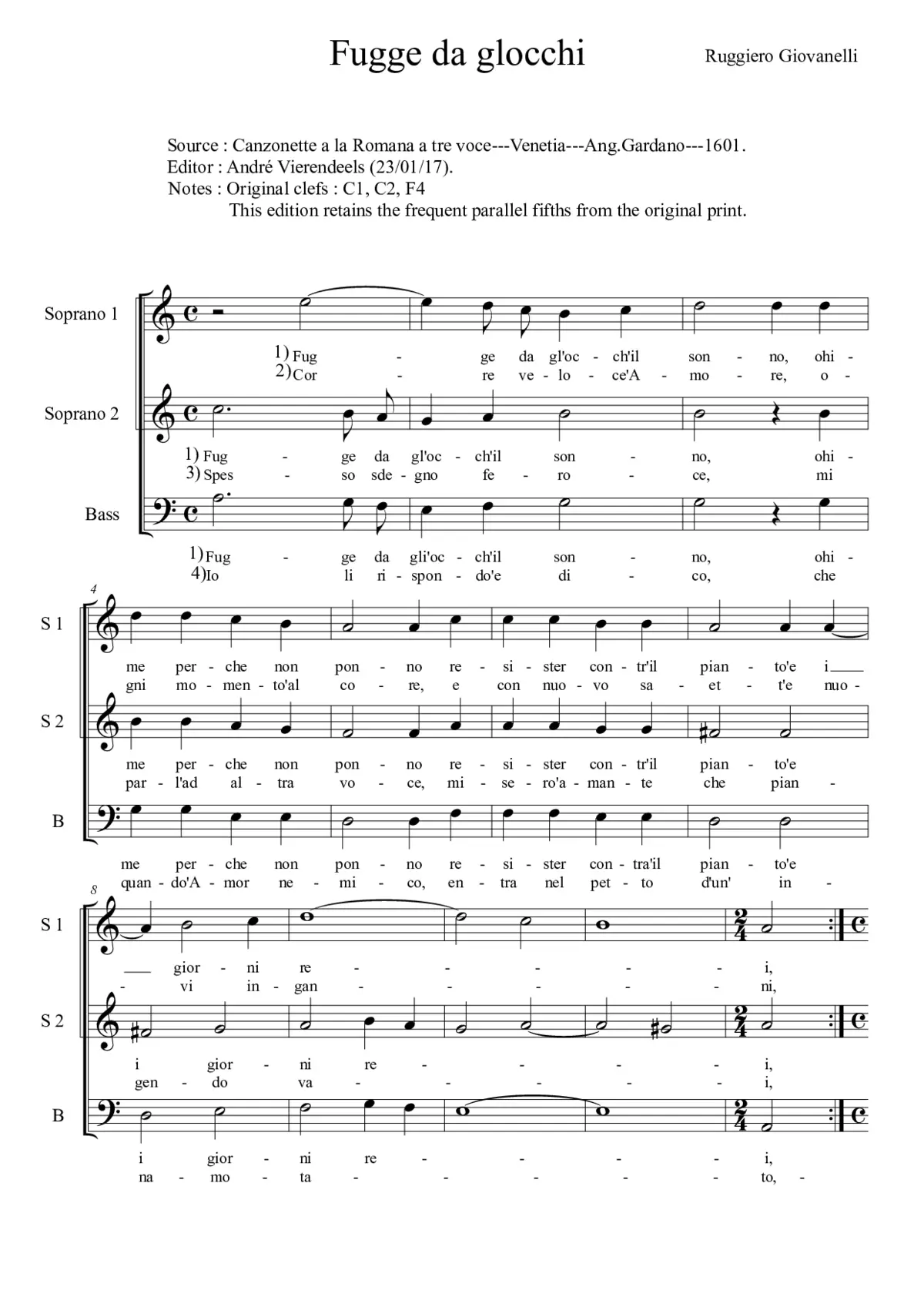 Fugge da gl'occhi - Page 1