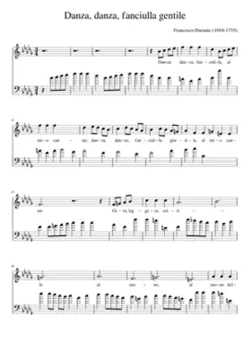 Danza danza fanciulla gentile