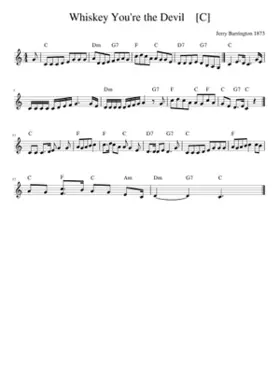 Whiskey You're the Devil