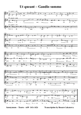 Ut queant - Gaudio summo