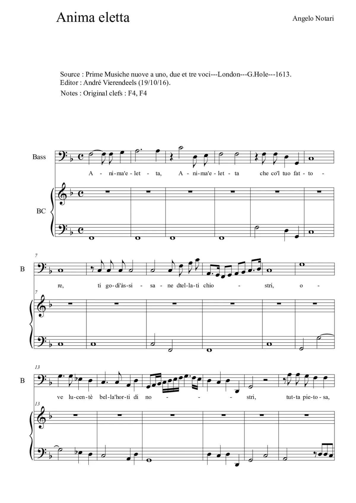 Anima eletta - Page 1