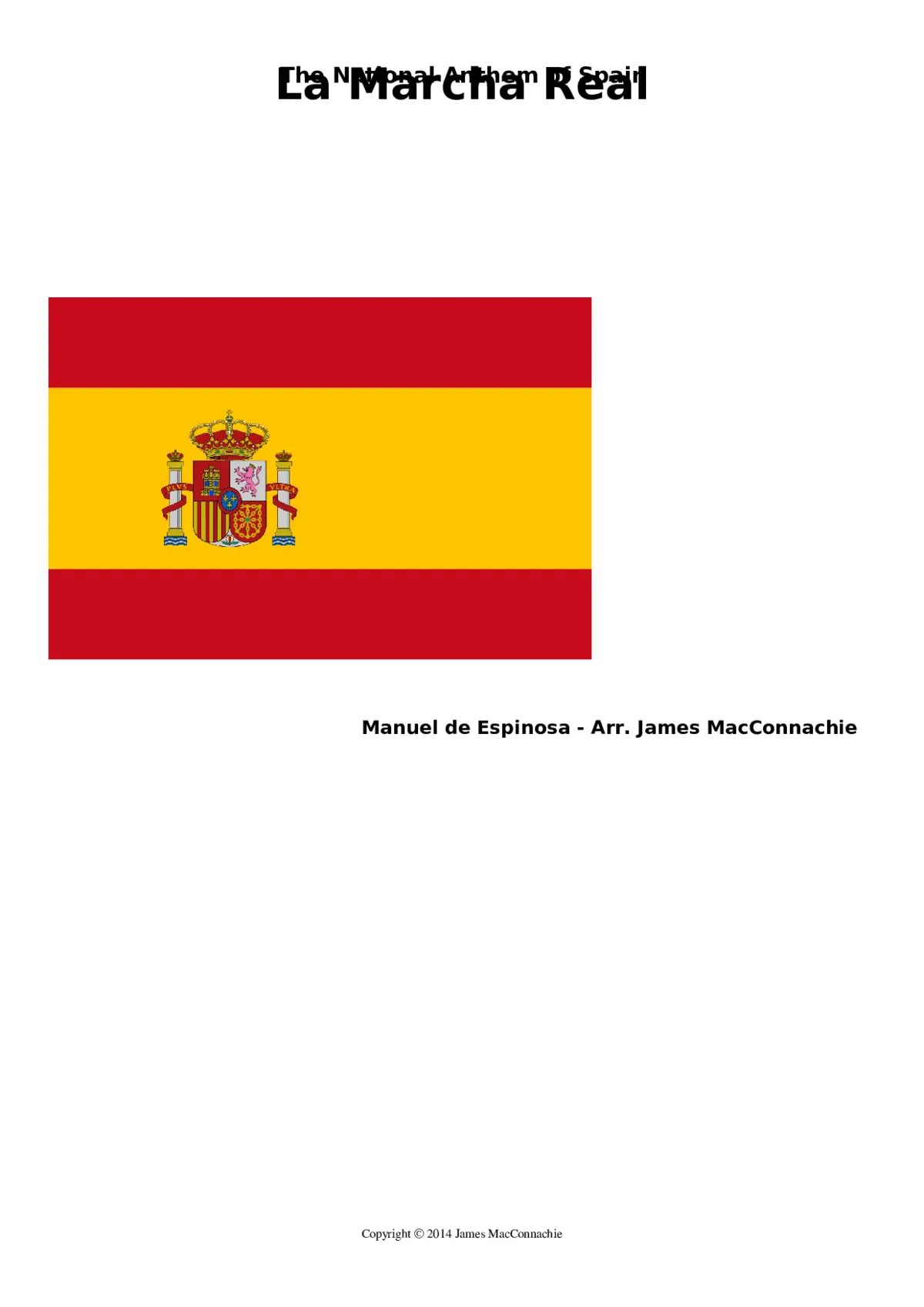 spanish anthem - marcha real - Page 1