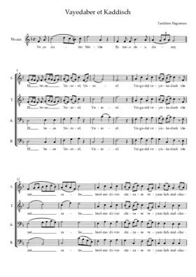 Vayedaber et Kaddish de Haguenau