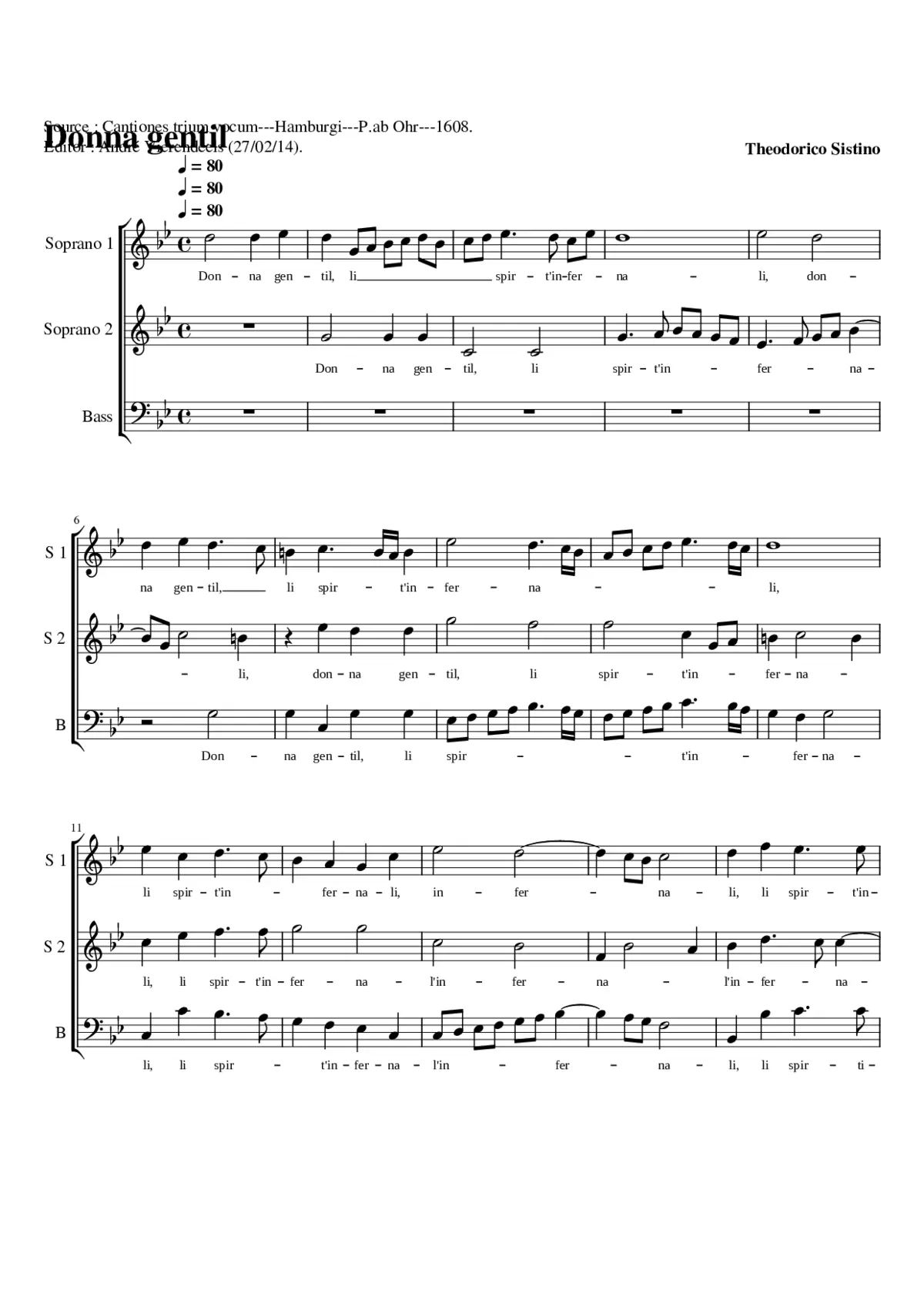 Donna gentil - Page 1