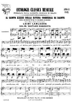 Il Canto XXXIII dalla Divina Commedia di Dante Alighieri
