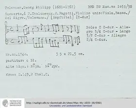 Concerto for 2 Chalumeaux and 2 Bassoon