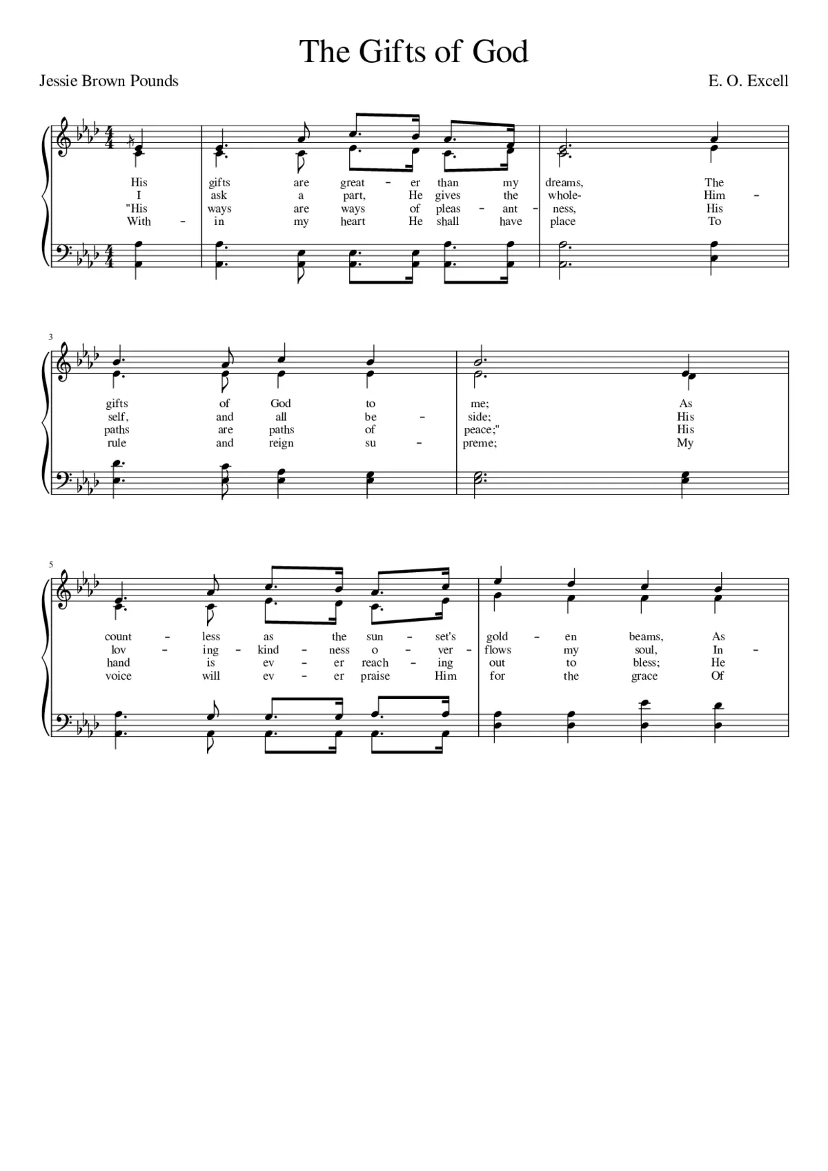 His gifts are greater than my dreams - Page 1