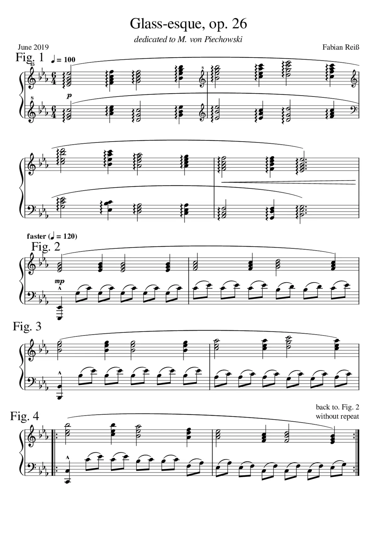 Glass-esque op. 26 - Page 1