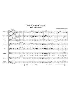 Ave verum corpus K.618