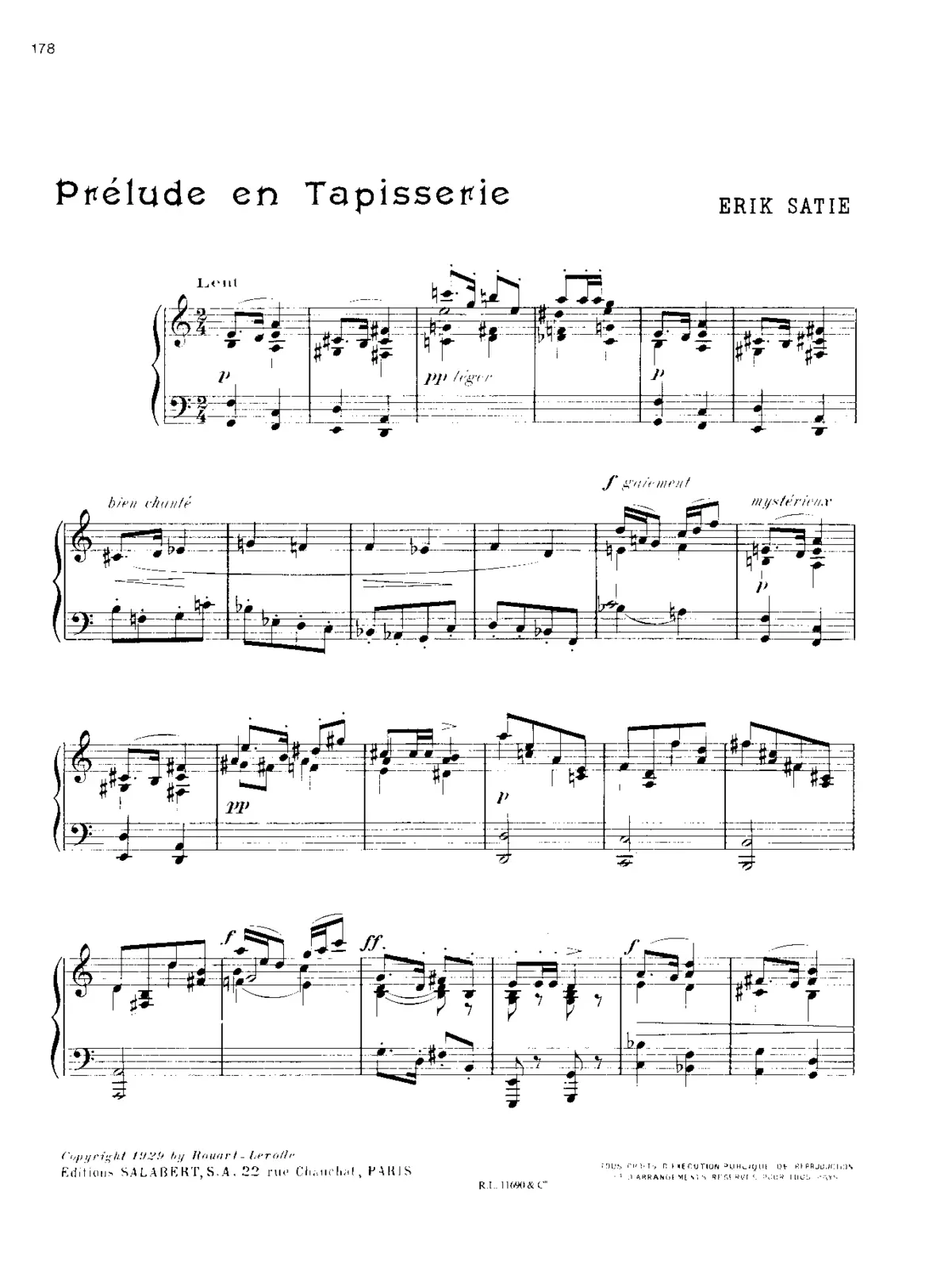 Prélude en tapisserie - Page 1