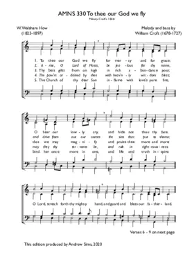 To thee our God we fly
