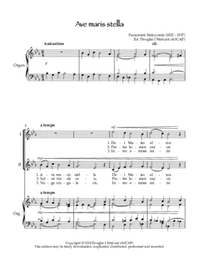 Ave maris stella in E Flat