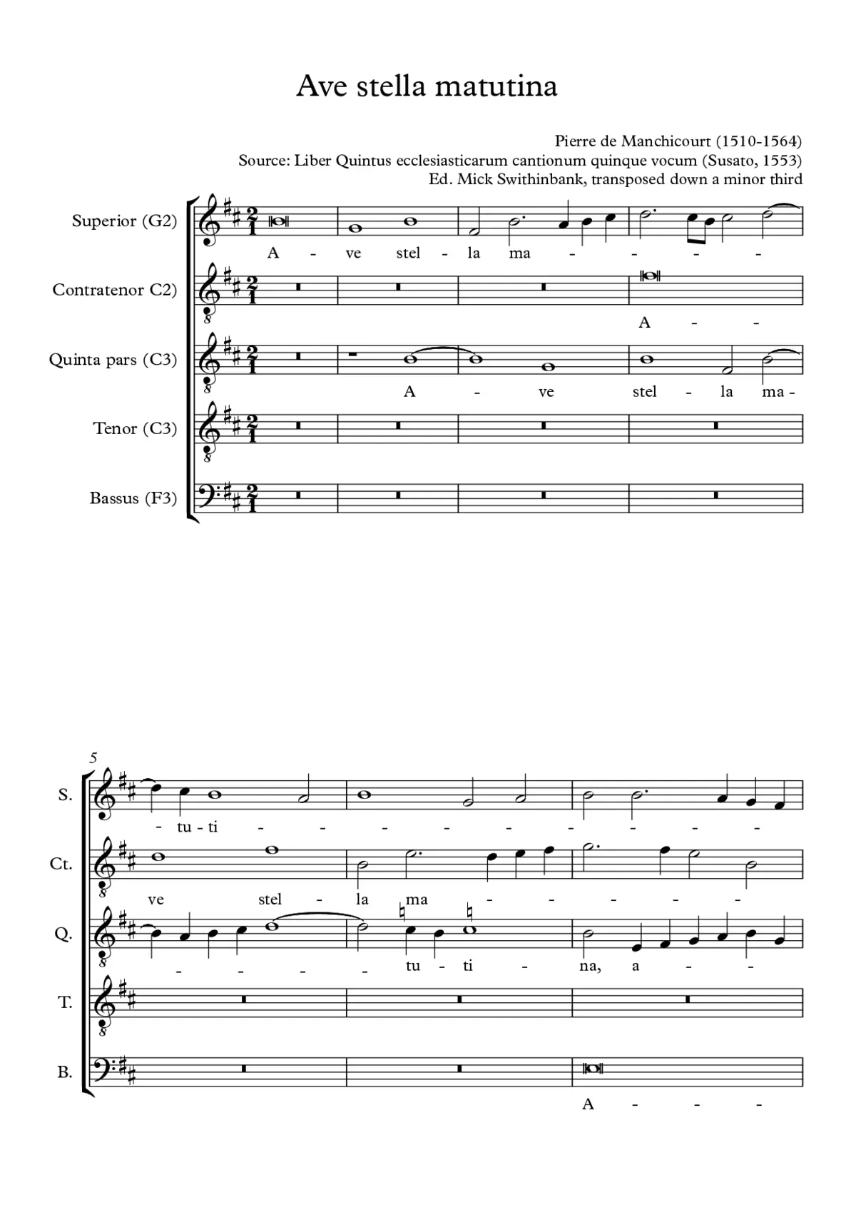Ave stella matutina - Page 1