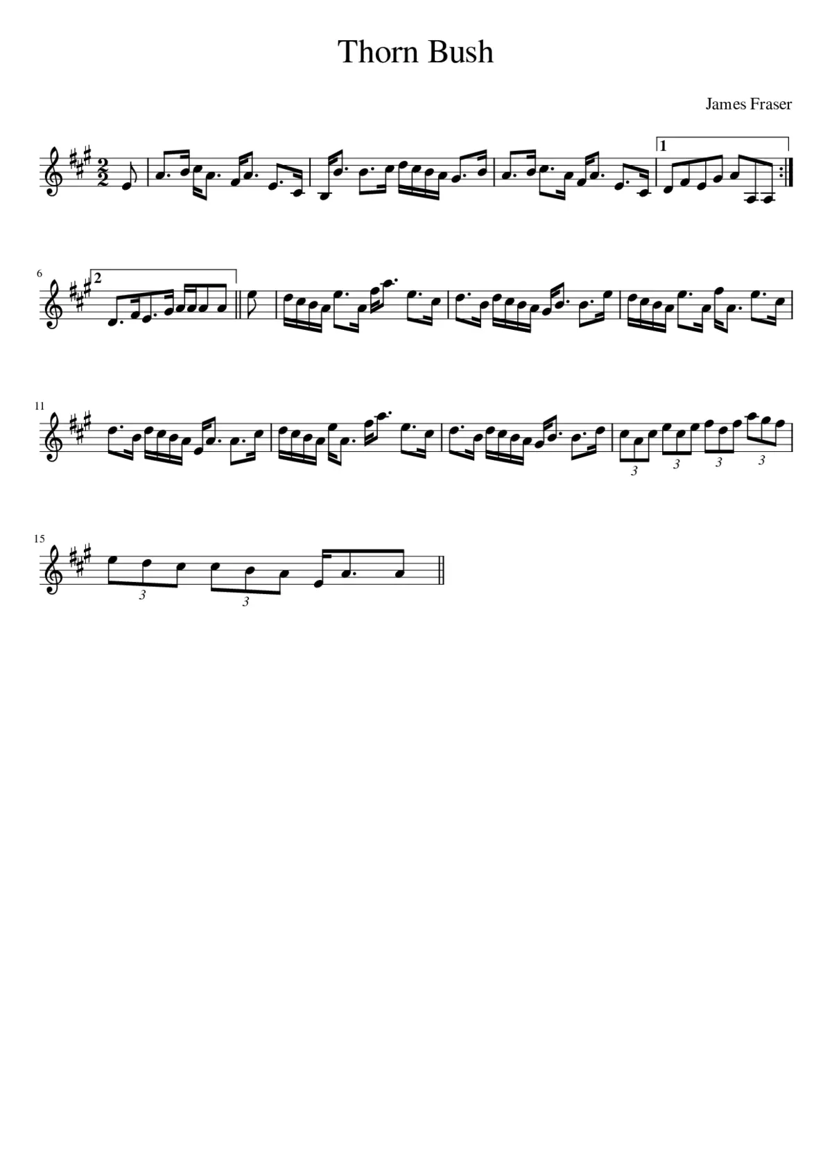 Thorn Bush - Page 1