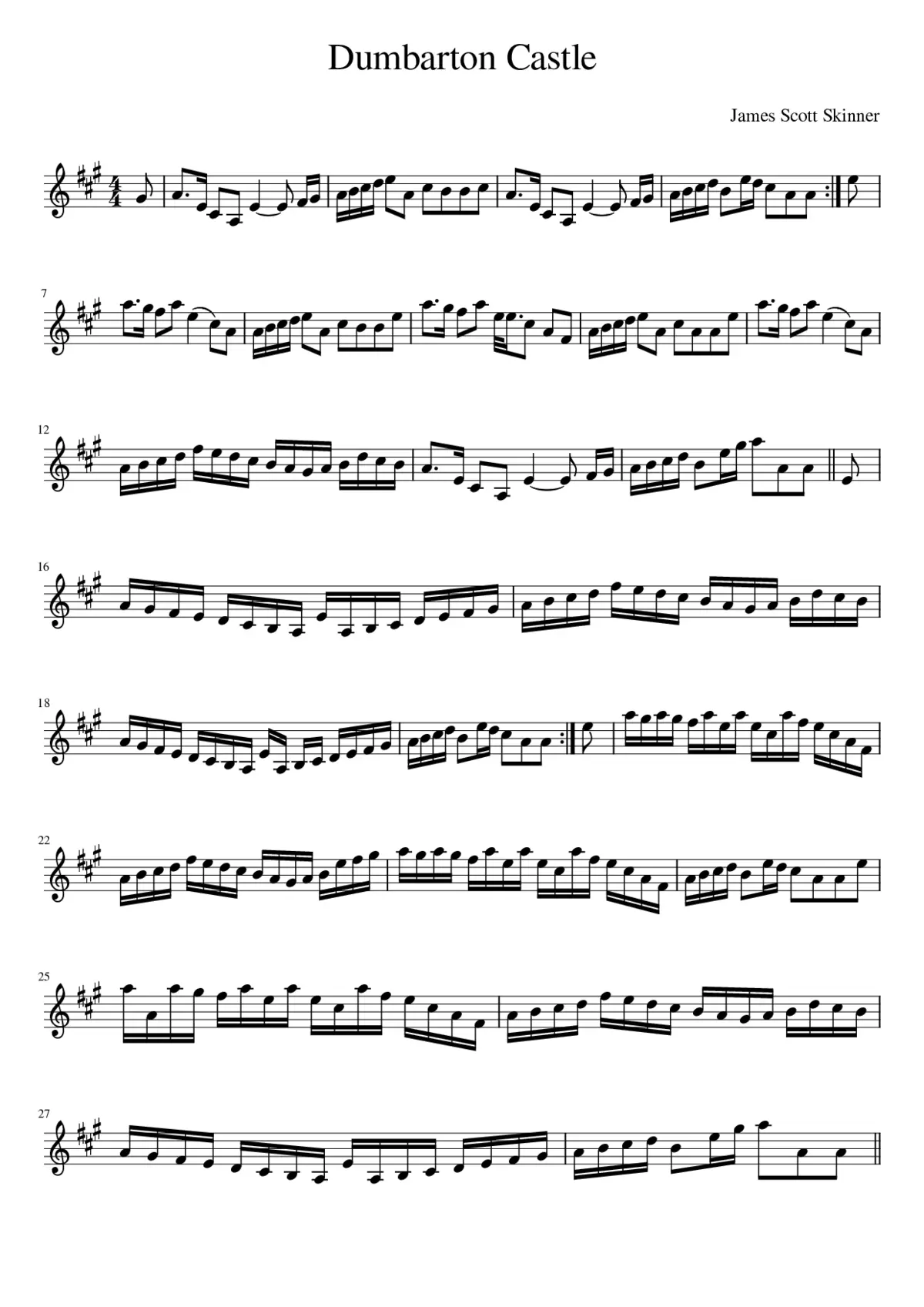 Dumbarton Castle - Page 1