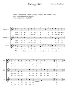 Tutta gentile e bella