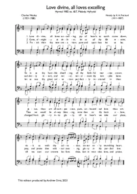 Love divine, all loves excelling