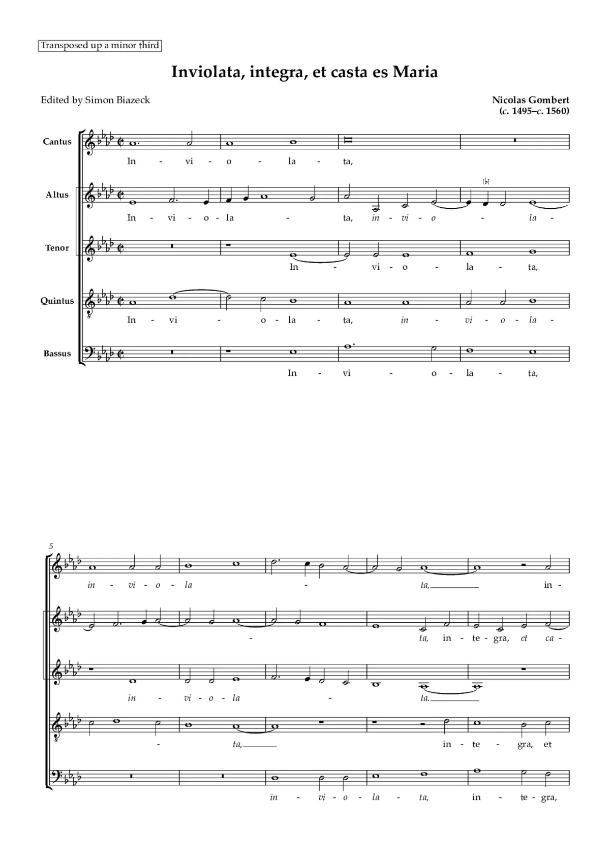 Inviolata, integra et casta - Page 1