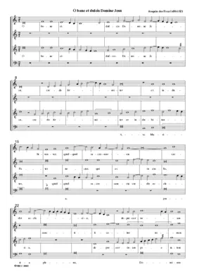 O bone et dulcis Domine Jesu