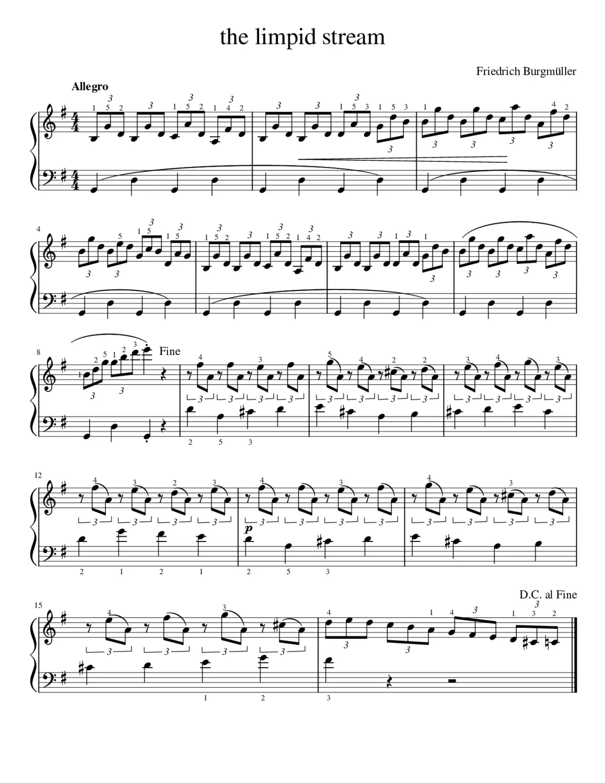 le courant limpide - Page 1