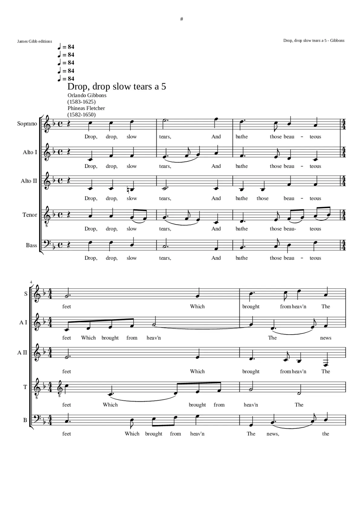 Drop drop slow tears - Page 1