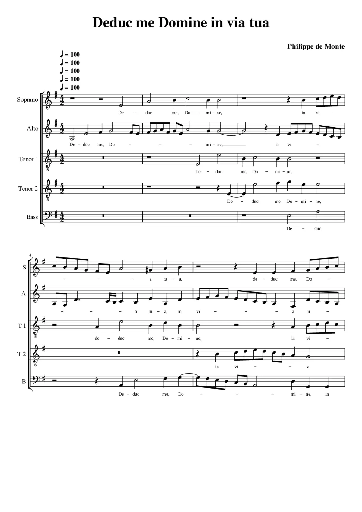 Deduc me Domine in via tua - Page 1