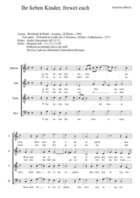 Ihr lieben Kinder freuet euch