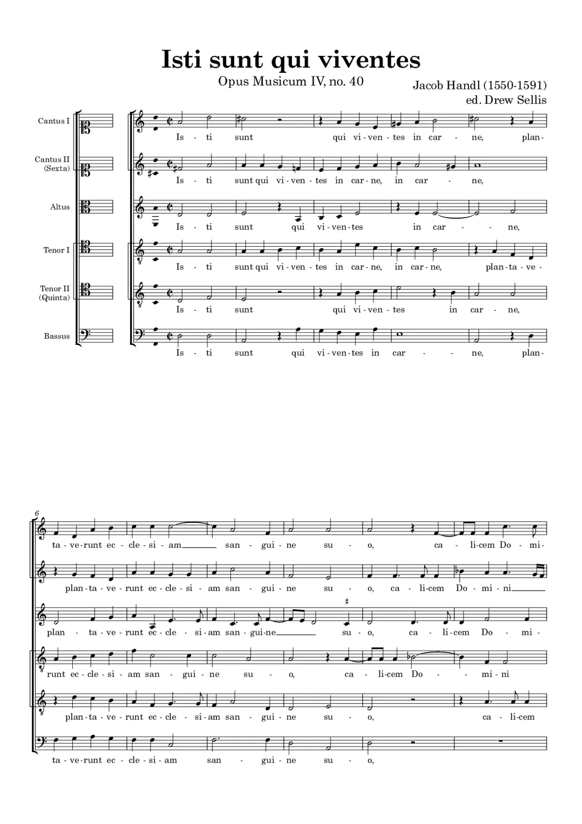 Isti sunt qui viventes - Page 1