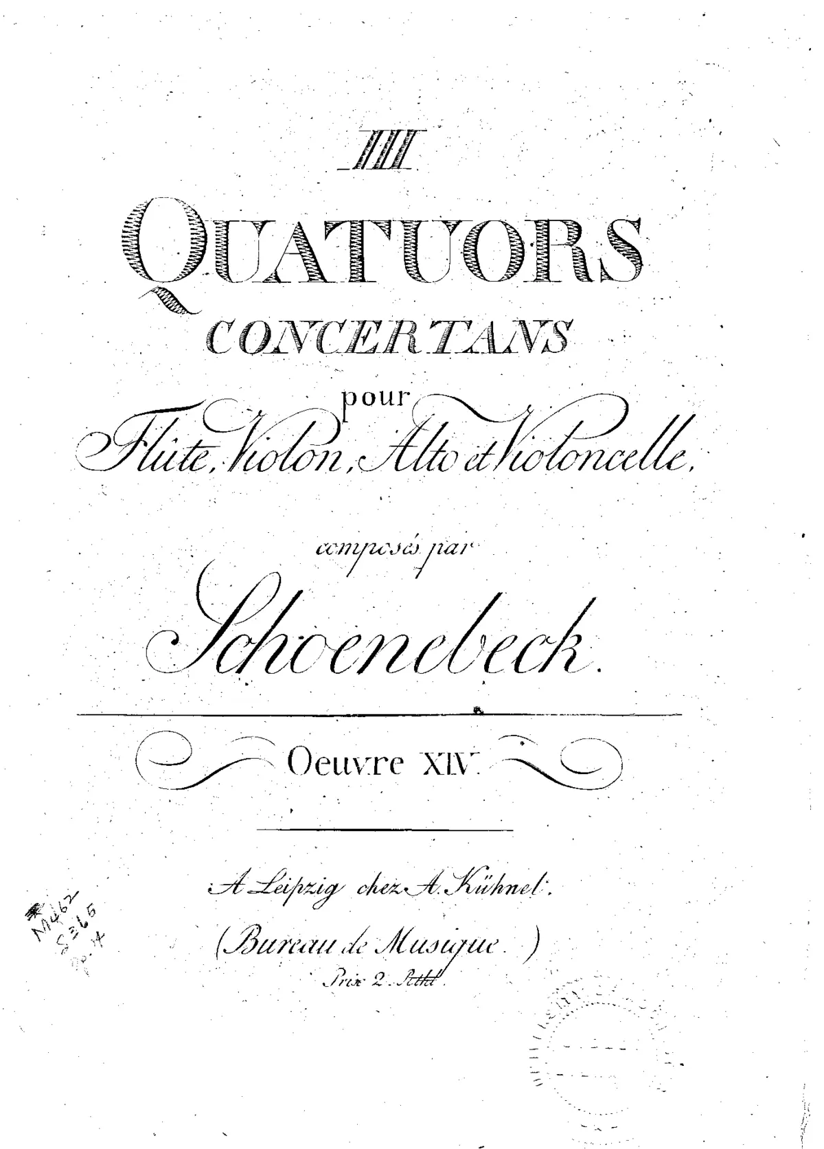 3 Quatuors concertans - Page 1