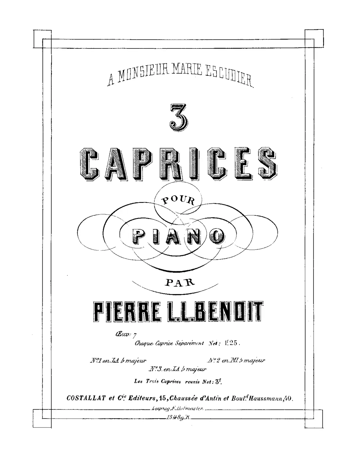 3 Caprices - Page 1