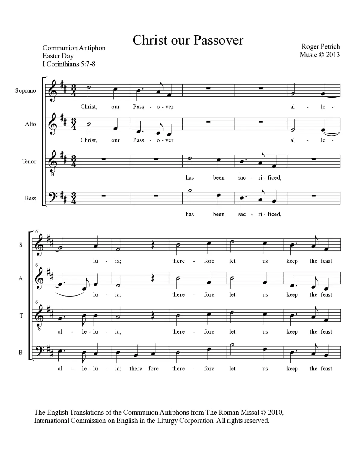 Christ our Passover - Page 1