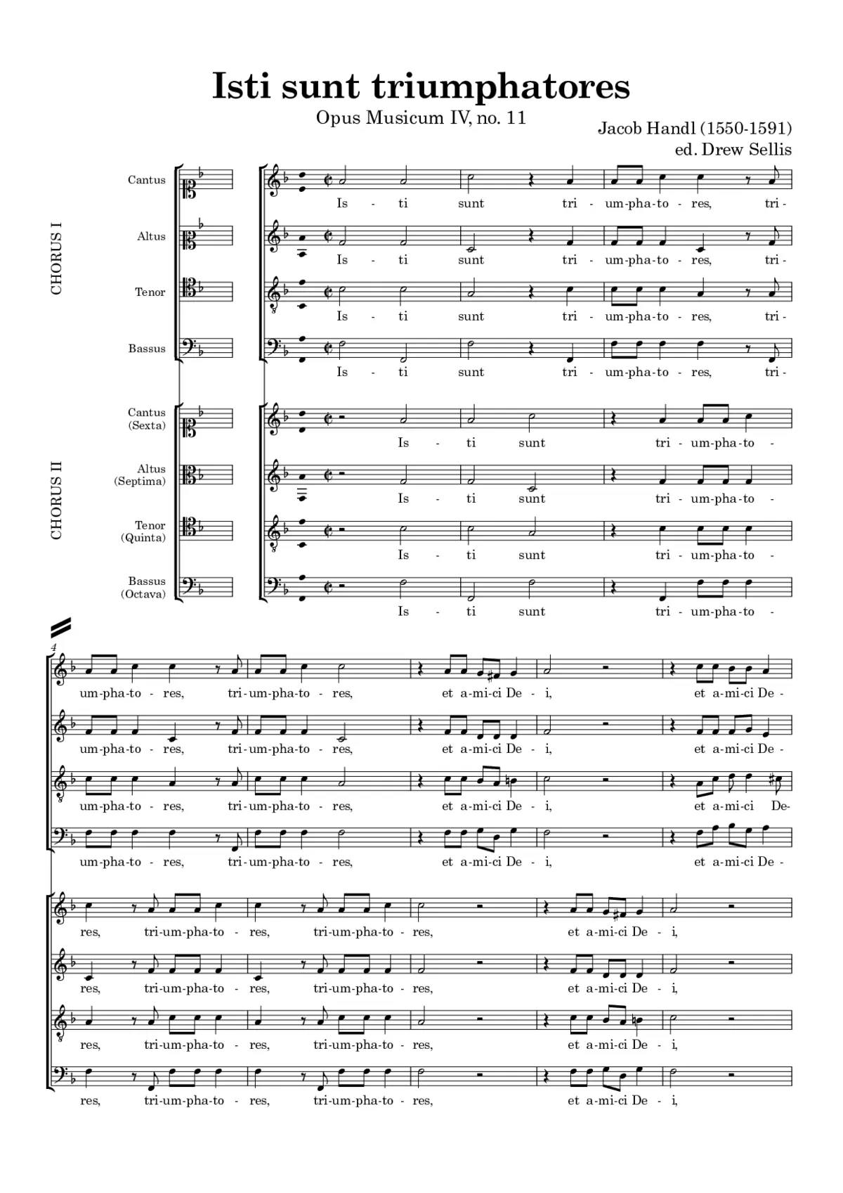 Isti sunt triumphatores - Page 1