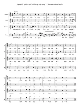 Shepherds rejoice and send your fears away