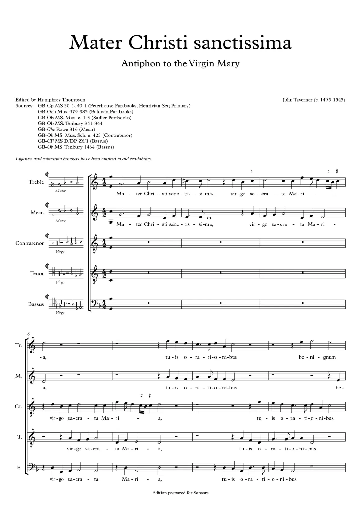 Mater Christi - Page 1