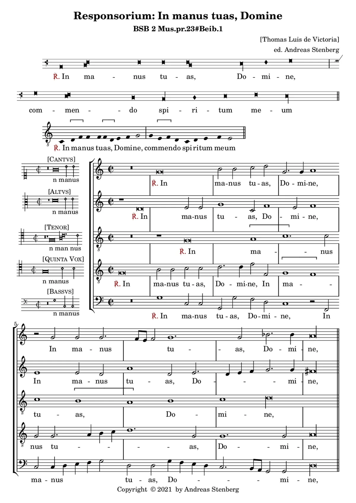 In manus tuas - Page 1