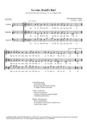 Le rose, frond'e fiori