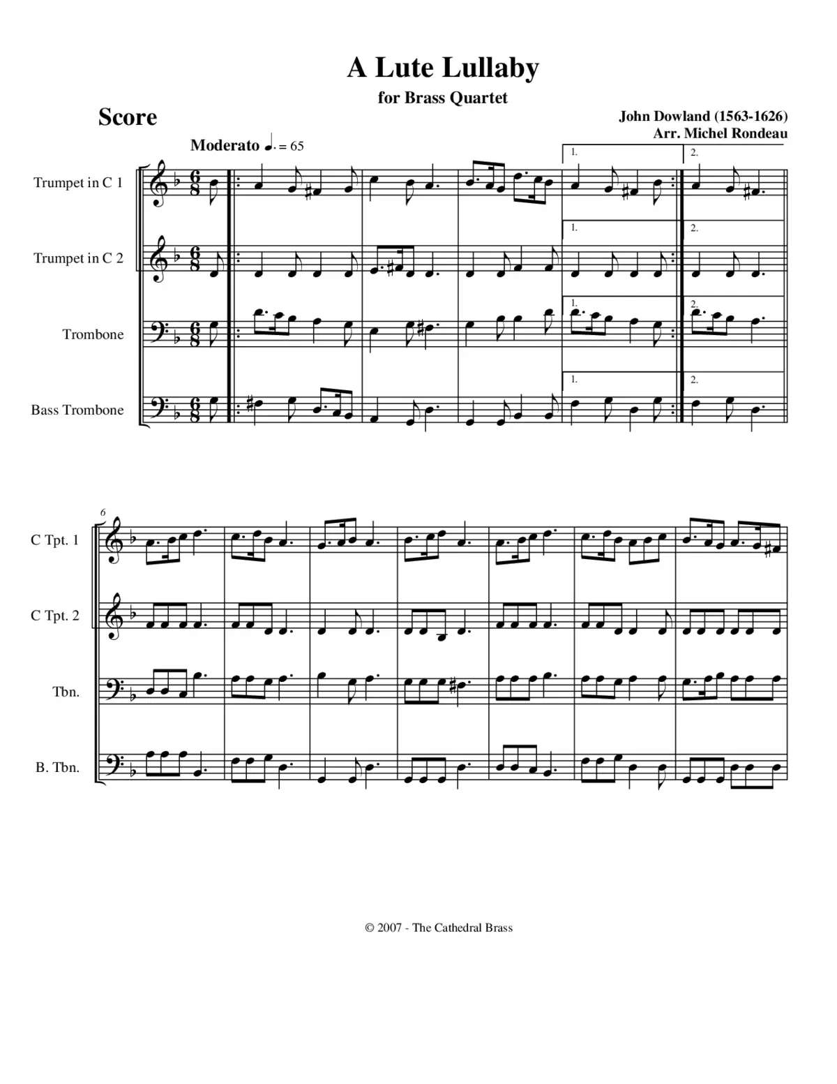A Lute Lullaby - Page 1