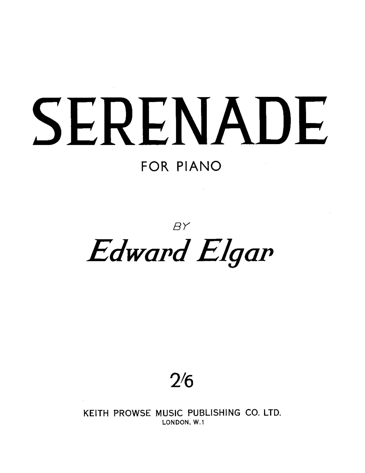 Serenade - Page 1