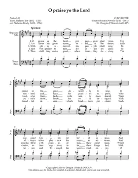 O praise ye the Lord