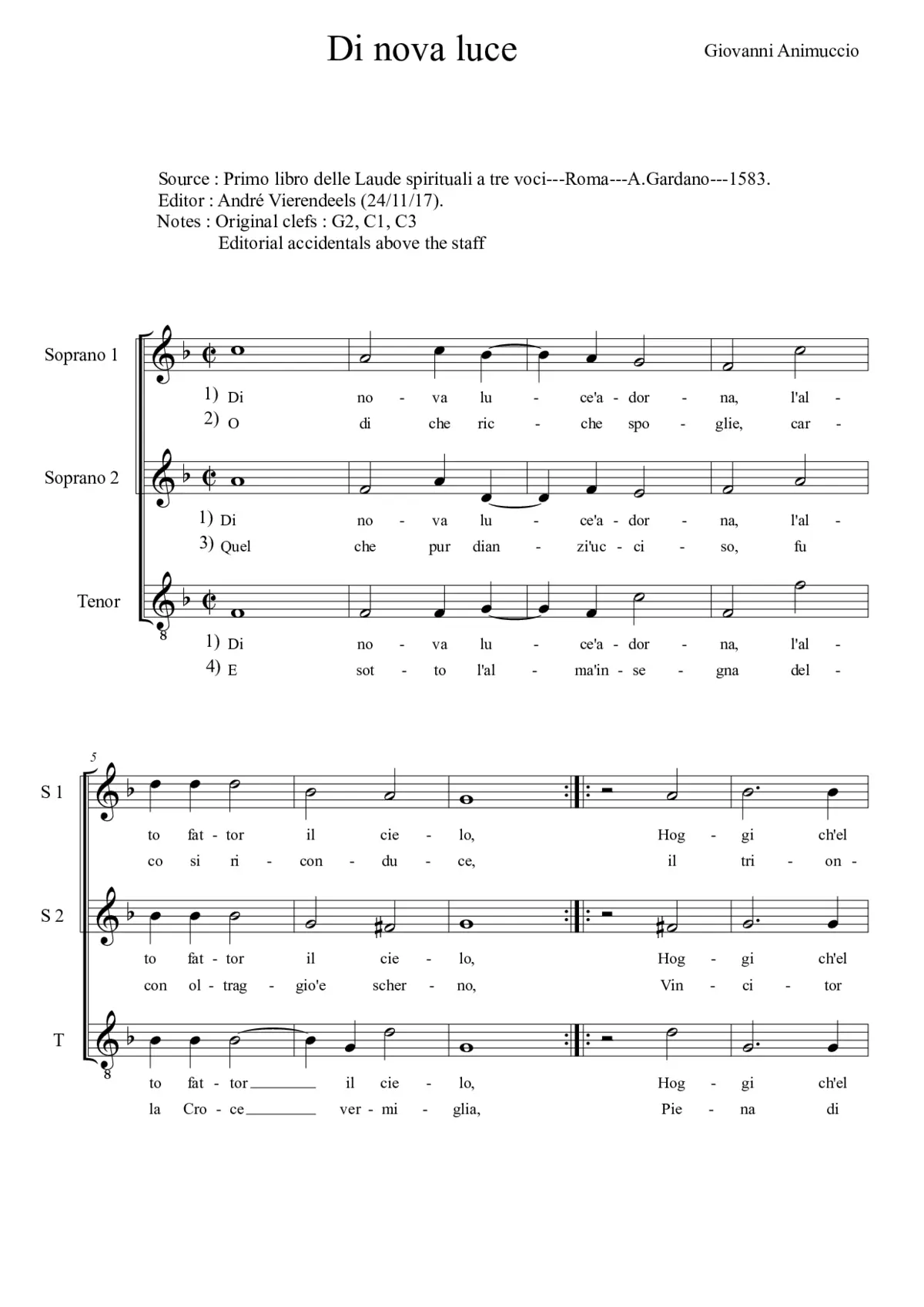 Di nova luce adorna - Page 1