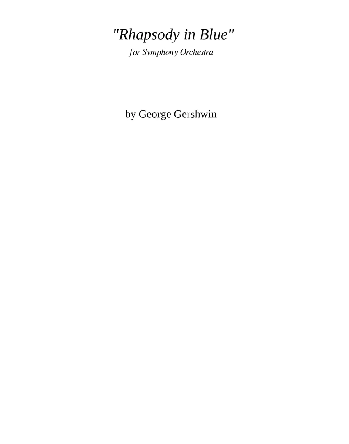 rhapsody in blue - Page 1