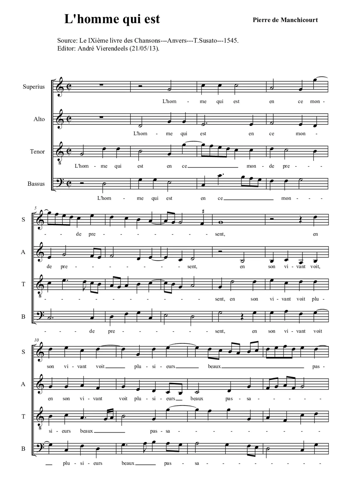 L'Homme qui est - Page 1
