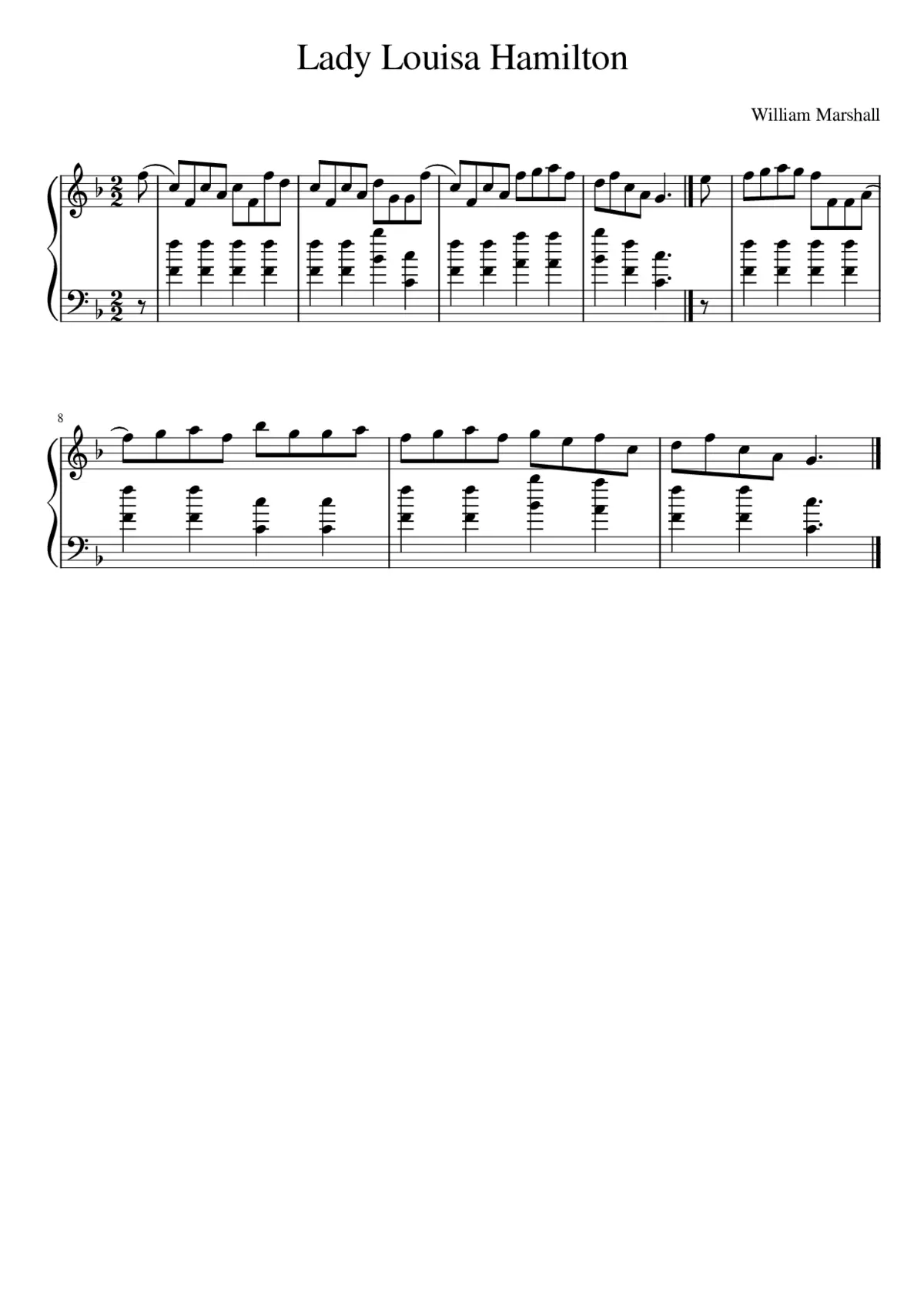 Lady Louisa Hamilton - Page 1