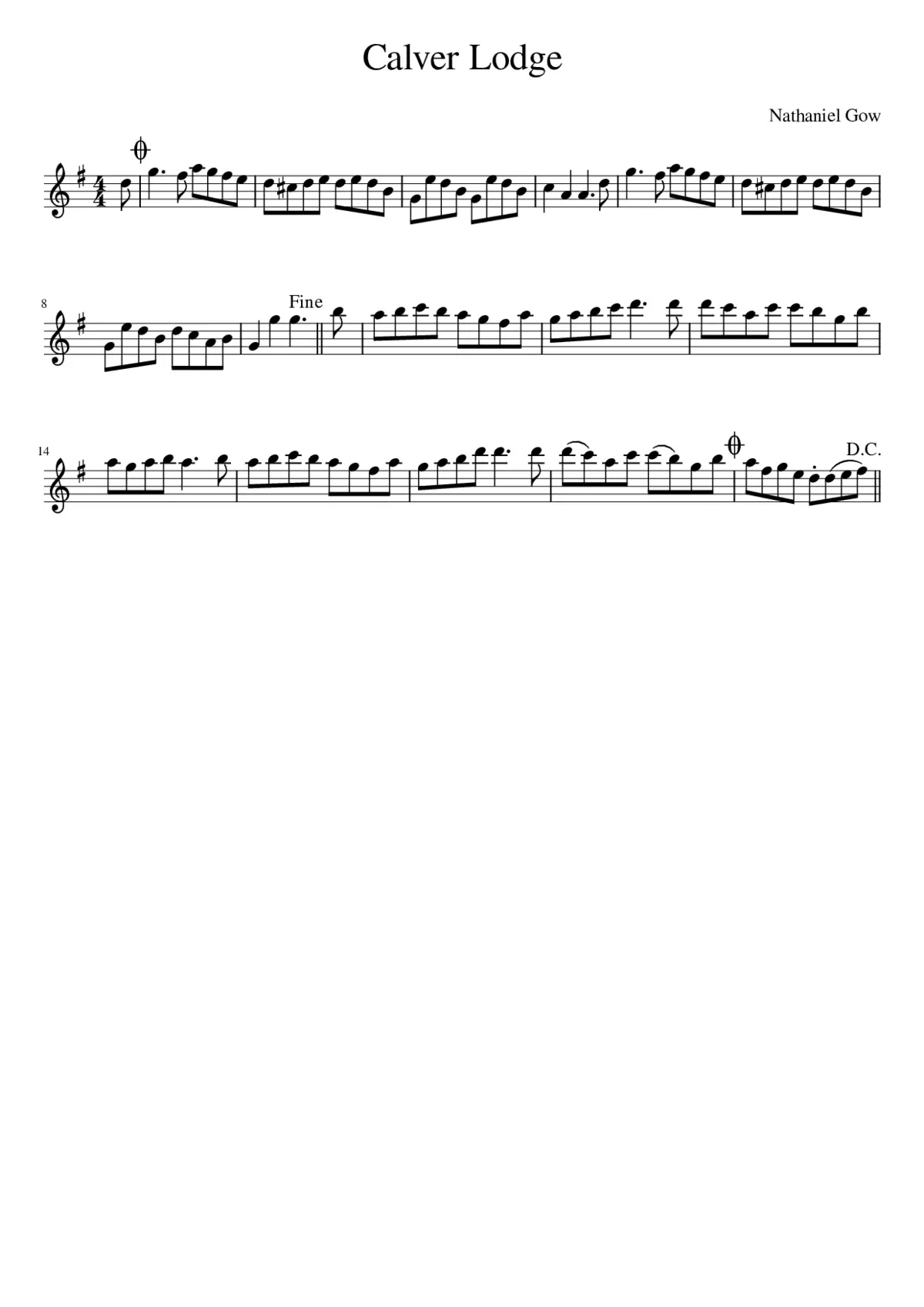 Calver Lodge - Page 1