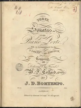 3 Piano Sonatas