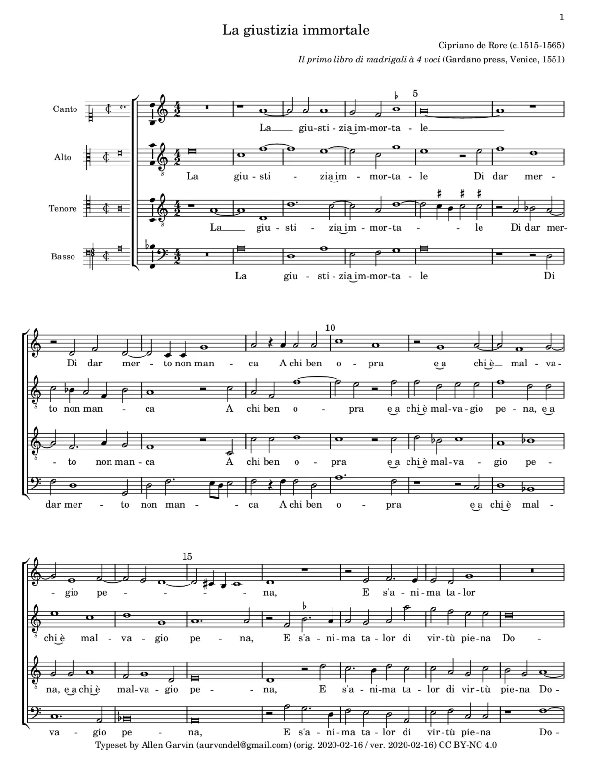La giustizia immortale - Page 1