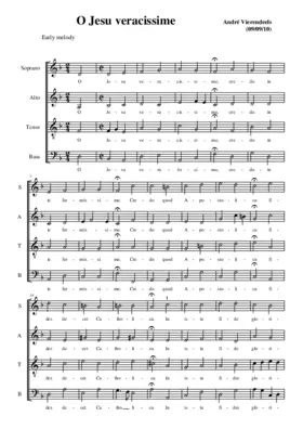 O Jesu veracissime I