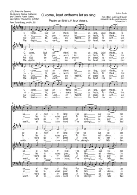 O come, loud anthems let us sing